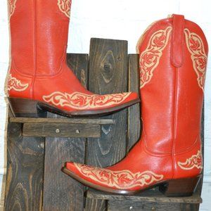 Old Gringo  Red Tall Cowboy Boots Sz 7
